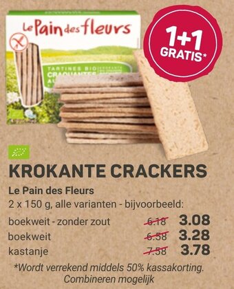 Ekoplaza Krokante Crackers aanbieding