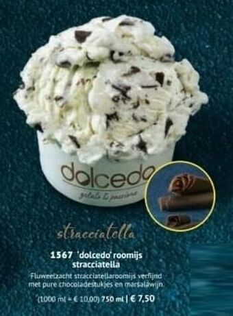 Dolcedo roomijs stracciatella