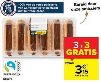 Carrefour Eclairs aanbieding