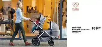 Seat voor wandelwagen 1go2 tweed grey