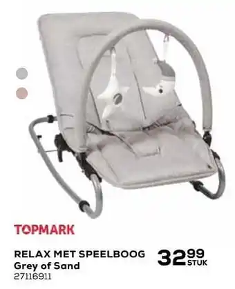 Supra Bazar Relax met speelboog grey of sand 27116911 aanbieding