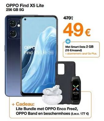 Orange Oppo find x5 lite 256 gb 5g aanbieding