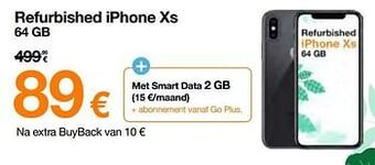 Orange Apple refurbished iphone xs 64 gb aanbieding