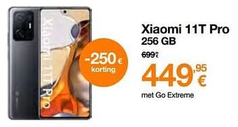 Orange Xiaomi 11t pro 256 gb aanbieding