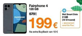 Orange Fairphone 4 128 gb aanbieding