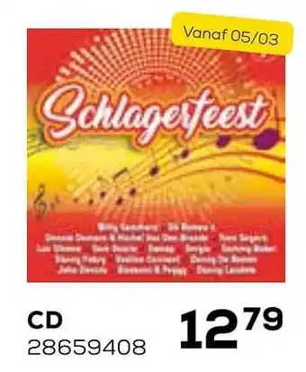 Supra Bazar Cd schlagerfeest 28659408 aanbieding