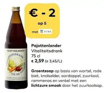 Pajottenlander vitaliteitsdrank 75cl