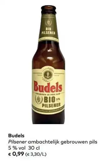 Bio Planet Budels pilsener ambachtelijk gebrouwen pils 30 cl aanbieding