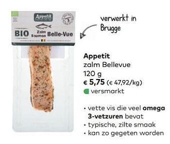 Bio Planet Appetit zalm bellevue 120g aanbieding