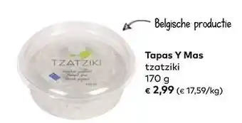 Tapas y mas tzatziki 170g