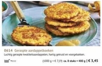 Geraspte aardappelkoeken