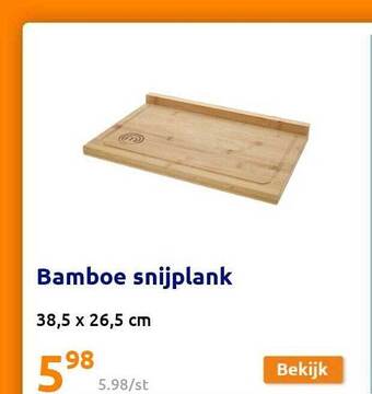 Action Bamboe Snijplank aanbieding