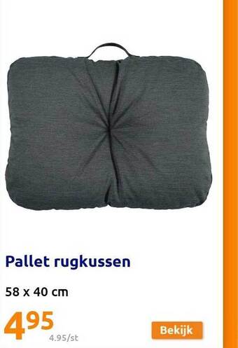 Pallet Rugkussen