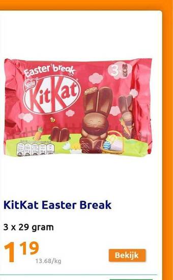 Action Kitkat Easter Break aanbieding