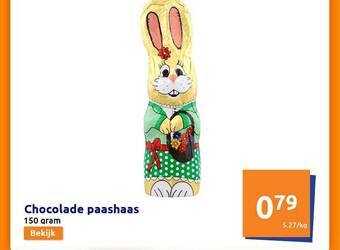 Action Chocolade Paashaas aanbieding