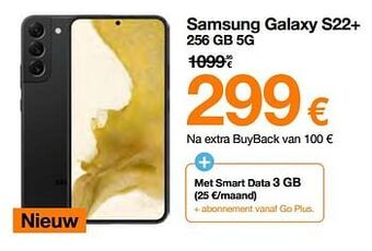 Orange Samsung galaxy s22+ 256 gb 5g aanbieding
