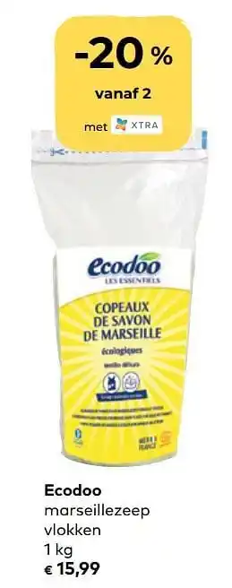 Ecodoo marseillezeep vlokken 1kg