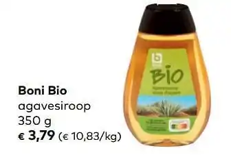 Bio Planet Boni bio agavesiroop 350g aanbieding