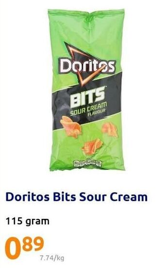 Action Doritos bits sour cream aanbieding