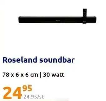 Action Roseland soundbar aanbieding