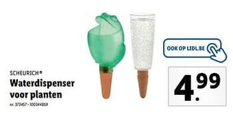 Lidl Waterdispenser voor planten aanbieding