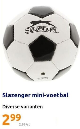 Action Slazenger mini-voetbal aanbieding