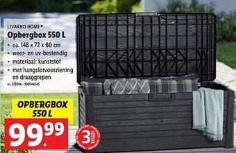 Lidl Opbergbox aanbieding