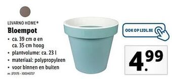 Lidl Bloempot aanbieding