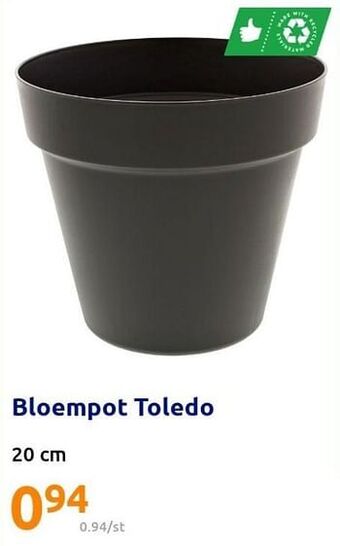 Action Bloempot toledo aanbieding