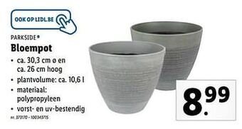 Lidl Bloempot aanbieding