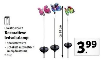 Lidl Decoratieve ledsolarlamp aanbieding