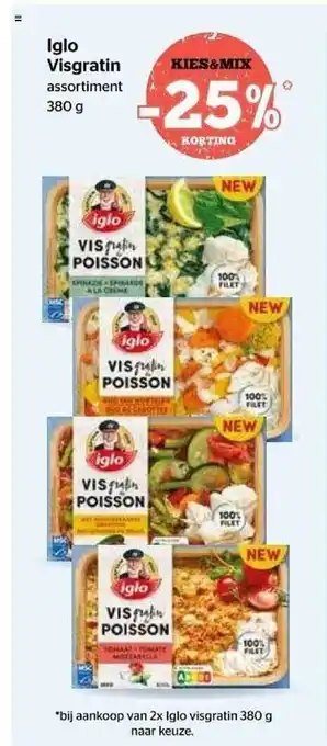 Spar Iglo Visgratin aanbieding