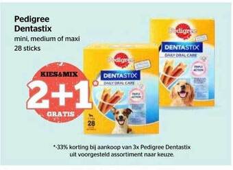 Spar Pedigree Dentastix aanbieding