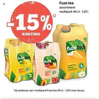 Spar Fuze Tea aanbieding