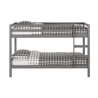 Leen Bakker Stapelbed Ties - antraciet - 90x200 cm aanbieding