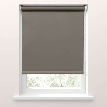 Leen Bakker Fenstr rolgordijn verduisterend - taupe - 60x190 cm aanbieding
