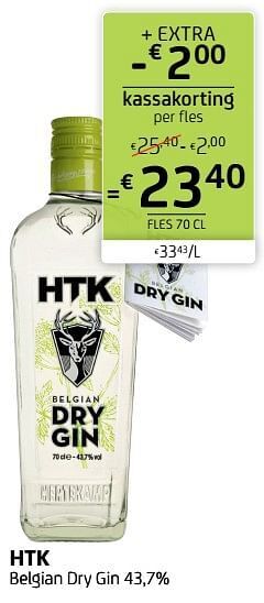 Htk belgian dry gin