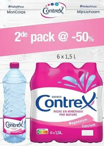 BelBev Contrex 2de pack @ -50% aanbieding
