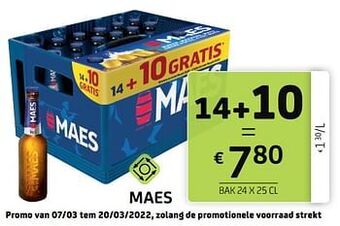 BelBev Maes aanbieding