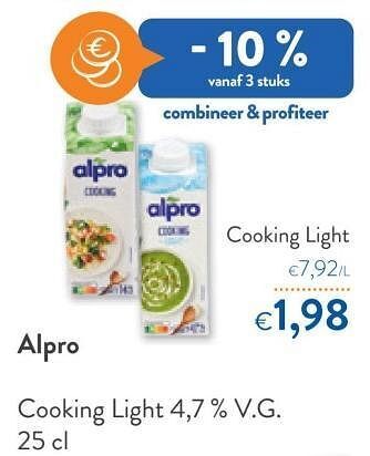 OKay Alpro cooking light aanbieding