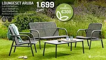 Oh Green Loungeset aruba aanbieding