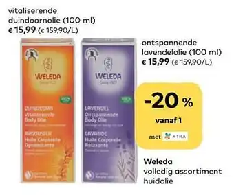 Bio Planet Weleda vitaliserende duindoornolie 100ml aanbieding