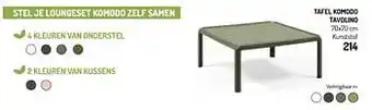 Tafel komodo tavolino