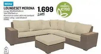 Oh Green Loungeset merona aanbieding