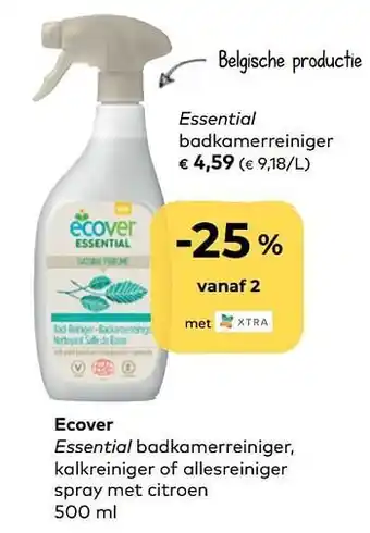Bio Planet Ecover essential badkamerreiniger 500ml aanbieding