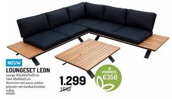 Oh Green Loungeset leon aanbieding