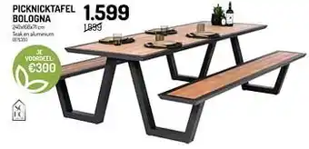 Picknicktafel bologna
