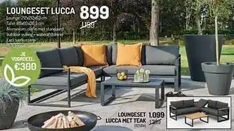 Oh Green Loungeset lucca aanbieding