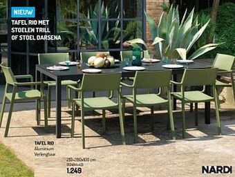 Oh Green Tafel rio aanbieding