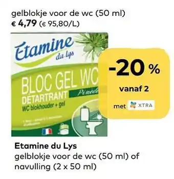 Etamine du lys gelblokje voor de wc 50 ml